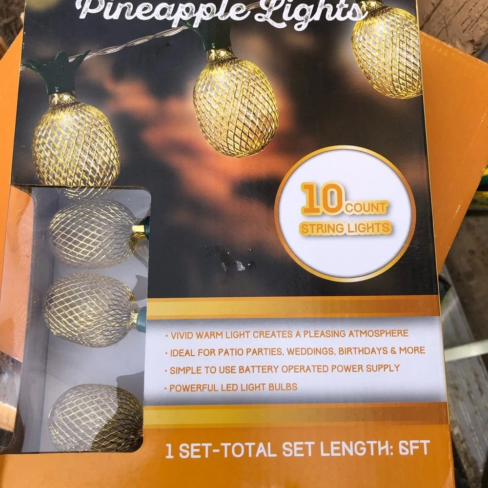 NIB Pineapple ambient lights